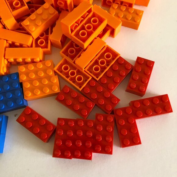 185 LEGO Basic Bricks Blocks 2x4 Classic Green Baseplate 32x32 10"x10" Bulk Lot - Picture 7 of 10